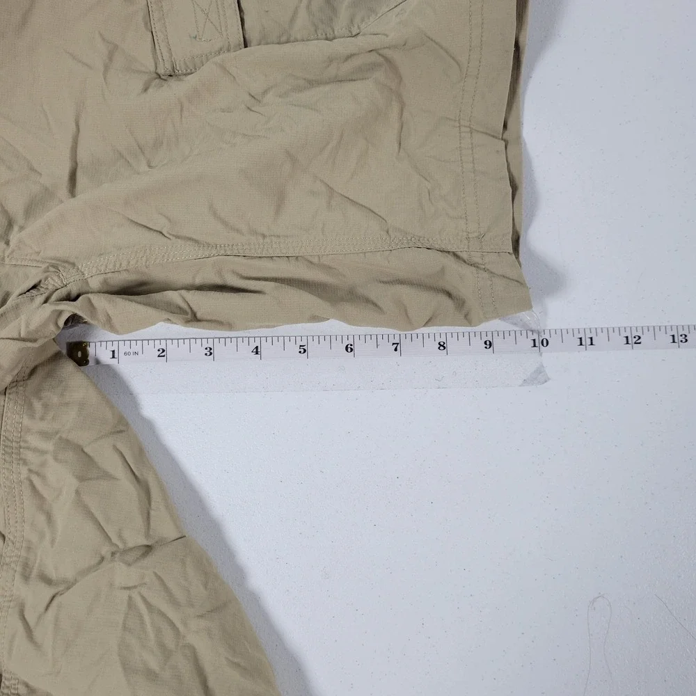 The North Face Mens Cargo Shorts Tan Size 32 Utility Outdoor Casual‎